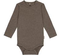 Body manches longues en laine/bambou bÃ©bÃ© Mikk-Line Gris 2 mois