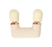 Body Massager - ABS 12.5x11.7x3.9cm | Double Head Deep Tissue Muscle Relaxation Device | Portable Percussion Mini Handheld Electric Massage Tool For Athletes Fitness Recovery Home Office Travel Use