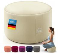 Body & Mind® Coussin de Méditation Yoga - Hauteur 18 cm, Housse Lavable