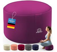 Body & Mind® Coussin de Méditation Yoga - Hauteur 19 cm, Housse Lavable