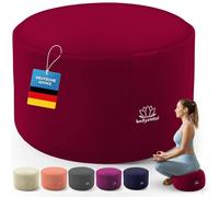 Body & Mind® Coussin de Méditation Zafu - Hauteur 19 cm, Housse Lavable