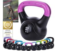 Body & Mind® Kettlebell en Plastique 2-20 kg - Haltère Boule