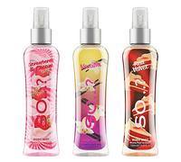 Body Mist by So…? Vanilla, Red Velvet, Strawberries & Cream Brume Corporelle Parfumée Pour Femme 100ml (Lot de 3)