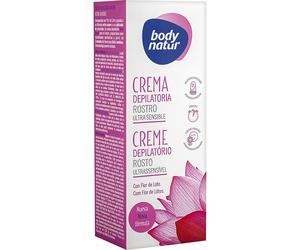Body Natur Crème Dépilatoire Visage Peau Sensible Lotus 20ml