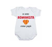 Body Neonato Io sono Romanista - 12/18 Mesi