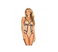 Body Nudelia Satiné Beige & Noir