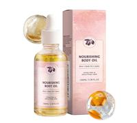 Body Oil, Hydrating Nourishing Massage Moisturizer for Smooth Skin, Lightweight Portable Non Greasy Formula, 30ml Body Massage Oil for Legs Back Chest Arms Daily Travel Relaxation Care
