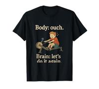 Body Ouch Brain Let's Do It Again Dessin animé vintage T-Shirt