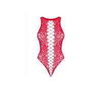 Body B120 S/M/L - Rouge Obsessive en nylon Noir S/M/L