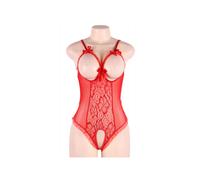 Body Ouvert Seins Nus Rouge