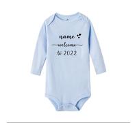 Body Personnalisé Bébé,Kit De Naissance Bebe Garcon,Body Manche Courte Bebe Garcon,Body Bebe Naissance,Kit Naissance Bebe,Body Bébé (9M,azul)