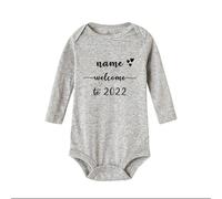 Body Personnalisé Bébé,Kit De Naissance Bebe Garcon,Body Manche Courte Bebe Garcon,Body Bebe Naissance,Kit Naissance Bebe,Body Bébé (3M,gris)