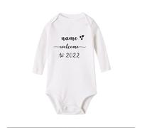 Body Personnalisé Bébé,Kit De Naissance Bebe Garcon,Body Manche Courte Bebe Garcon,Body Bebe Naissance,Kit Naissance Bebe,Body Bébé (6M,blanco)