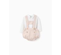Body-polo + Short En Velours Côtelé Gris Clair 9/12M(71/74)