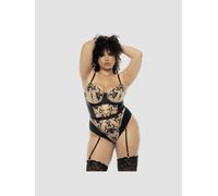 Body porte-jarretelles Nellie Goddess Whisper noir GT