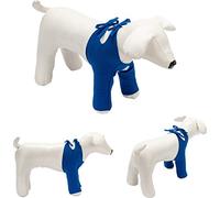 Body Post-opératoire pour Chiens et Chats protégeant blessures et Bandages, il garantit hygiène, propreté et liberté de mouvements. Modèle 061 - Membres Antérieurs avec Lacets (XS)