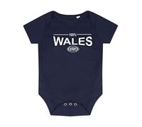 Body pour bébé 100 % Pays de Galles Six Nation Rugby Bleu marine 3-6 mois