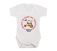 Body pour bébé inspiré de Ride My Trike Queen | Body unisexe mignon musique - Cadeau de fête prénatale | Baby Moo's UK (6-12 mois)