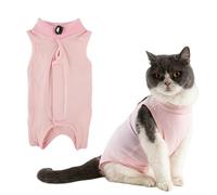 Body pour chat après castration ou stérilisation,idéal pour la récupération postopératoire,Anti-léchage,c'est une alternative au collier élisabéthain,Disponible en,guérir en toute sécurité (S,Rose)