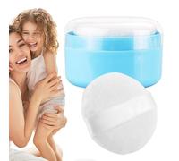 Body Powder Container Dispenser Case With Puff | Powder Case,Lightweight Cosmetic Dusting Box | Body Powders Container Powders Puff For Baby After Bath
