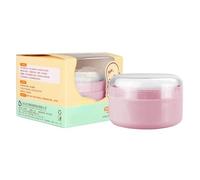 Body Powder Container, Portable Dusting Storage, Refillable Holder with Soft Puff, 3.54x3.54in Lightweight and Leak Proof, Body Dusting Organizer for Talcum, Bath