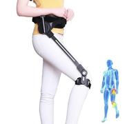 Body Power Aide à la Marche Aides à la Marche la Puissance du Corps Cadre de Marche Auxiliaire de Rééducation Légère pour Adultes et Personnes Âgées(Left,M)