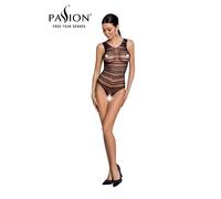 Body résille ouvert BS086 noir - PASSION