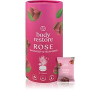 Body Restore Rose Shower Steamers pastilles pour la douche arôme rose 6 pcs