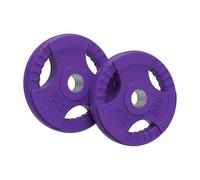 Body Revolution Caoutchouc Olympique Trois Prise Radial Poids PLAQUES Fonte DISQUES pour 2" 50mm Barre (1.25kg kg - 25kg) - 15kg Pair