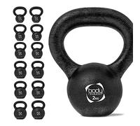 Body Revolution Kettlebells, kettlebell en fonte pour entraînement musculaire et cardio, 2 kg
