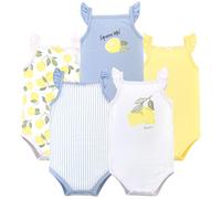 Body sans manches en coton pour b b fille Hudson Baby, d bardeur, citron, 3 6 mois, tats-Unis