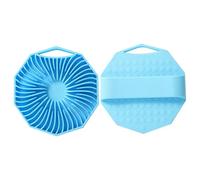 Body Scrubber, Shower Brush, 3.94 Inches Silicone Sponge, 2 Pieces Cleaning Wash, Masager Loofah for All Skin Types, Doux Deep Cleansing, Spa, Bath