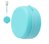 Body Scrubber, Soft Bristle Wash Brush, 8 x 8 cm Versatile Back Scrubbber, Portable Massage for Gentle Cleansing, Children, Men, Women, Bathroom Use
