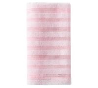 Body Scrubber - Striped Bath Cloth | Soft Back Wash Towel with Textured Design for Home, Dormitory, Travel, Business Trip, Shower, Spa and Personal Care Use