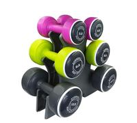 Body Sculpture BW108T Tour d'haltères Intelligente | Gris/Rose/Vert, Ensembles de 1,5 kg, 3 kg et 5 kg Inclus