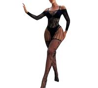 Body Sexy Femme Bodys Sexy Femme Body Ouvert À l'entrejambe Hot Coquine Grande Taille Combinaison Porte Jartelle Ensemble Curvy Tenue Hot Collant pute