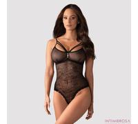 Body Sexy Obsessive 818-TED-1 Cavallo Ouvert En Dentelle Noire