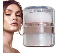 Body Shimmer Powder Stick - Glitter Highlighter For Face & Body | Contouring, Clavicle & Eye Brightening Makeup With Sponge Applicator