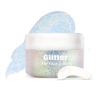 Body Shining gel, biodégradable face Shining gel Mermaid Liquid Eyeshadow pour le corps, le visage, les cheveux, les fêtes de mariage Shining Shining Shining Shining 1,4 oz (#01)