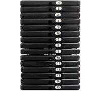 Body-Solid 150LBS Poids Est en: 15 x 4,5 kg assiettes en Fonte (Cast Iron) ou Acier (Steel) Noir pour Powerline Lat Station (PLPLA144G) et Smith Machine (BP-SM144G)