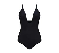 Body string gainant décolleté en V femme Bye Bra Noir S