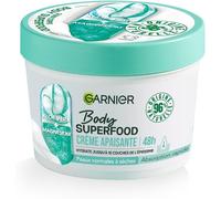 Body Superfood - Crème Soin Corps Apaisante - Hydratation 48h - Formule Vegan & À 96% D'origine Naturelle - À L'aloe Vera & Magnésium - Pour Peaux Normales À Sèches - 380 Ml