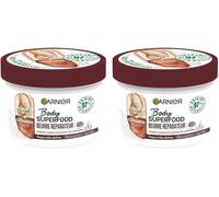 Body Superfood - Crème Soin Corps Réparatrice - Hydratation 48h - Formule Vegan & À 97% D'origine Naturelle - Au Beurre De Cacao & Céramide - Pour Peaux Sèches - 380 Ml (Lot De 2)