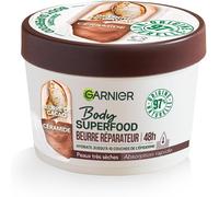 Body Superfood - Crème Soin Corps Réparatrice - Hydratation 48h - Formule Vegan & À 97% D'origine Naturelle - Au Beurre De Cacao & Céramide - Pour Peaux Sèches - 380 Ml