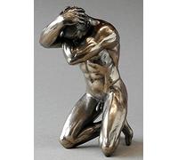 Body Talk Sculpture Homme- assis sur un piédestal # 75113