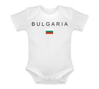 Body tendance pour bébé avec drapeau de la Bulgarie | Design fier avec le mot « Bulgaria » et le drapeau bulgare, idéal pour les voyageurs et les nationalistes