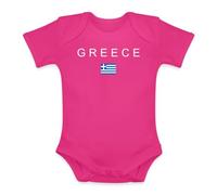 Body tendance pour bébé avec drapeau de la Grèce | Un design moderne avec le mot « GRECE » et le drapeau grec, idéal pour les voyageurs et les amateurs de Grèce