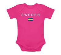 Body tendance pour bébé avec drapeau de la Suède | Design minimaliste avec le mot « Suède » et le drapeau suédois, idéal pour les voyageurs et les amateurs de Suède