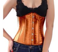 Body tendance pour toutes les saisons. Fermeture à crochet. Parfait pour les célébrations. S'adapte bien aux jeans pour un festin flatteur, Orange, 6XL