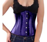 Body tendance pour toutes les saisons. Fermeture à crochet. Parfait pour les célébrations. S'adapte bien aux jeans pour un festin flatteur, Violet foncé., XL